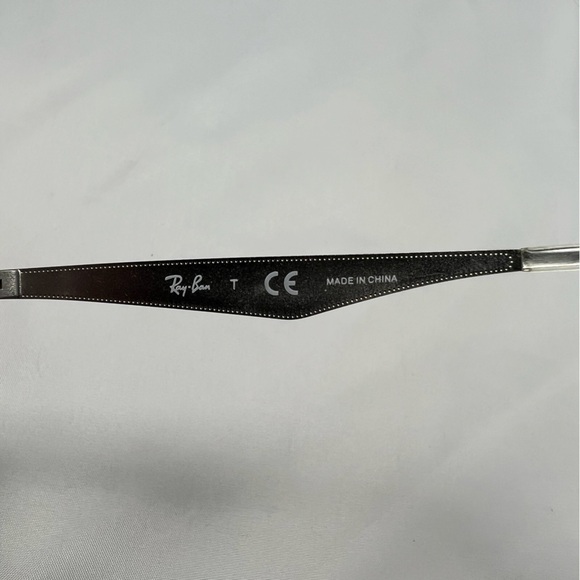 Ray-Ban Clear Half-Rimless Round Eyeglasses with Case - Frames Only - Picture 3 of 10